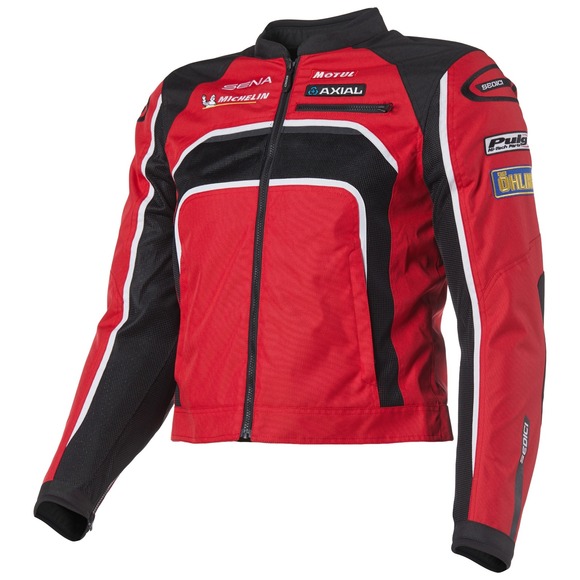 Sedici Other - Sedici Red Black Motorcycle Podio Jacket Trackside‎ Motocross Racing 2XL